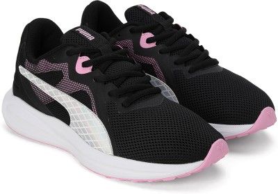 PUMA Boys & Girls Lace Running Shoes(Black, 9 - 10 Years)