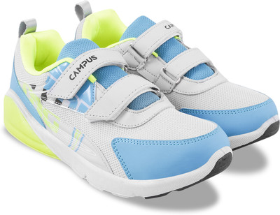 CAMPUS Boys & Girls Velcro Walking Shoes(Grey, 8 - 9 Years)