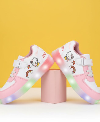 JOSMOS Boys Velcro Sneakers(Green, 2-2.5 YEARS)