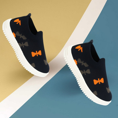 JOSMOS Boys & Girls Slip on Walking Shoes(Blue, 3.3.5 YEARS)