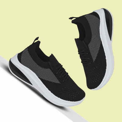 Miss & Chief Boys Lace Running Shoes(Black, 4.5-5)