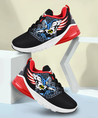 CAMPUS Batman Boys & Girls Lace Running Shoes(Black, 3 - 4 Years)