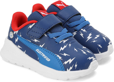 PUMA Boys & Girls Velcro Sneakers(Blue, 3-3.5 Years)