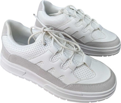 ELKO Boys Lace Sneakers(White, 4-5 Years)