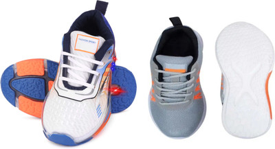 New Oranie Boys Slip on Casual Boots(Grey, 4.5-5.5)