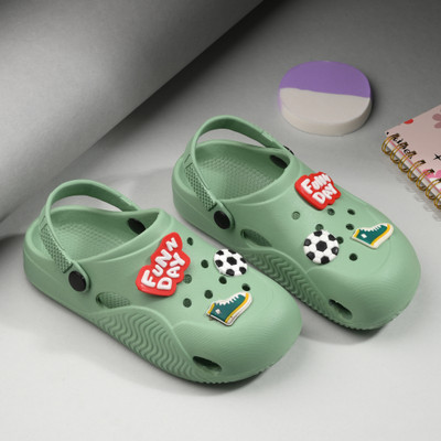 BIRDE Boys & Girls Slip on Clogs(Green, 7.5-8 YEARS)