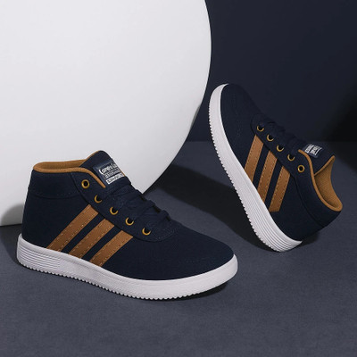 Trendmode Boys & Girls Lace Sneakers(Blue, 11 to 5 year)