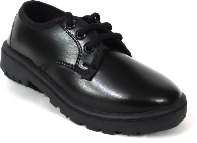 school hours Boys Lace Casual Shoes(Black)