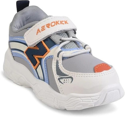 AEROKICK Boys & Girls Velcro Walking Shoes(Multicolor, 3-3.5 YRS)