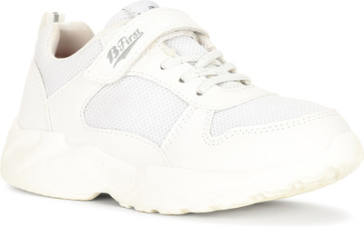 Bata Boys & Girls Velcro Oxford Shoes(White, 6 - 6.6 YEAR)