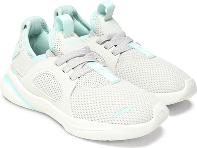 PUMA Boys & Girls Lace Sneakers(Grey, 4 - 5 Years)