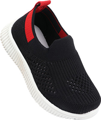 Cafone Footwear Boys & Girls Slip on Sneakers(Black, 3-3.5 YEARS)