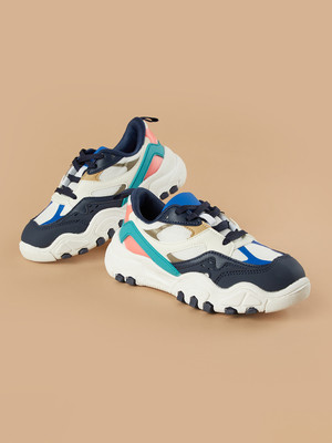 Fame Forever by Lifestyle Boys Lace Sneakers(Blue, 6.5-7Y)