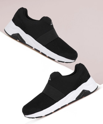 Bata Boys Slip on Walking Shoes(Black, 14 - 15 YEAR)