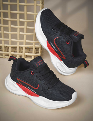 Abros Boys & Girls Lace Running Shoes(Black, 5-5.5Y)