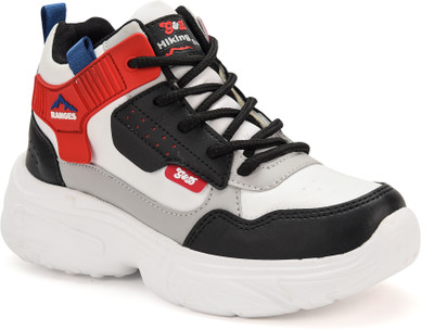 G&D Boys & Girls Lace Walking Shoes(Black, 11-12 Years)