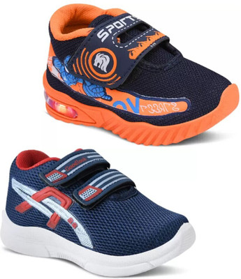 Trendmode Boys & Girls Velcro Running Shoes(Multicolor, 2.5 to 3 year)