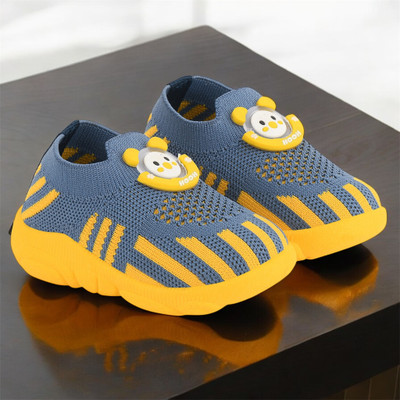 HOOH - Now comfort in fashion Boys & Girls Slip on Dancing Shoes(Yellow, 3-6 Months)