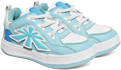 G&D Boys & Girls Lace Sneakers(Light Blue, 8-9 Years)