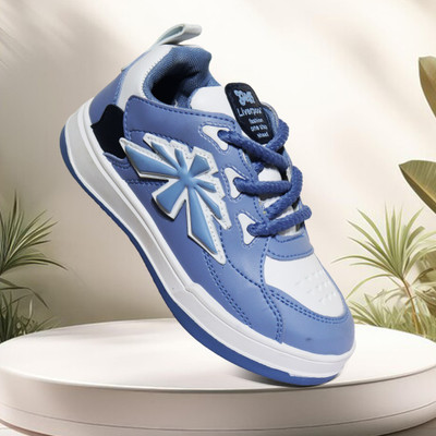 G&D Boys & Girls Lace Sneakers(Blue, 10-11 Years)