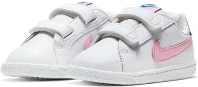 NIKE Boys Velcro Sneakers(White)