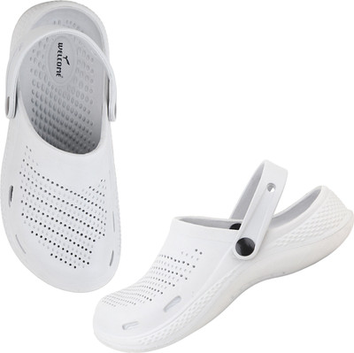 WELCOME Boys & Girls Slip on Clogs(Grey, 8-8.5 Yrs)