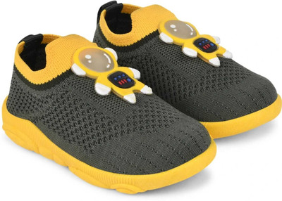AXROW Transformers Boys & Girls Slip on Sneakers(Black, 3 MONTHS - 6 MONTHS)