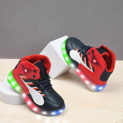 BOOMER CUBS Boys & Girls Velcro Sneakers(Multicolor, 8-9 Years)