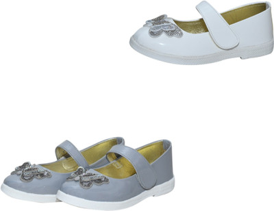 New Collection Girls Velcro Casual Boots(Multicolor, 3-3.5 Years)