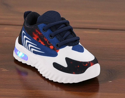 handly collection Boys & Girls Lace Dancing Shoes(Red, 3-3.5 YRS)