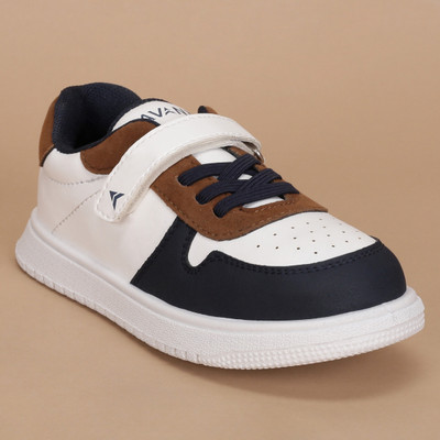 AVANT Boys & Girls Velcro Sneakers(Tan, 4-4.5Y)
