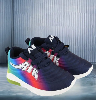 amaezo Boys & Girls Lace Sneakers(Multicolor, 3 - 3.5 Years)