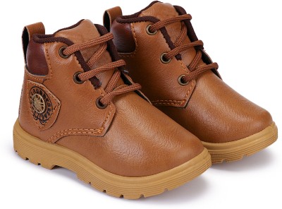 Earton Boys Lace Sneakers(Brown, 18 - 20 Years)