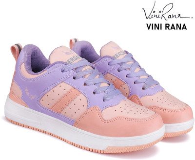 BERSACHE Girls Lace Running Shoes(Purple, 10 - 11 Years)