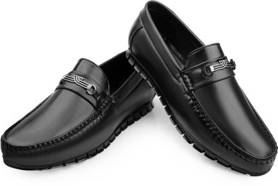 DUMPPY Boys Slip on Loafers(Black, 25 ABOVE)