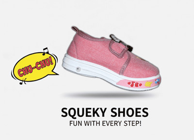MILKY WEAR Tom & Jerry Boys & Girls Velcro Sneakers(Pink, 9 - 12 MONTHS)