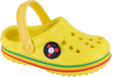 Fut fettoe Boys & Girls Slip on Clogs(Yellow)