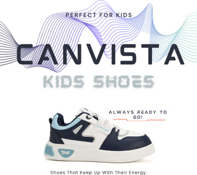 G&D Boys & Girls Lace Sneakers(Blue, 9-10 Years)