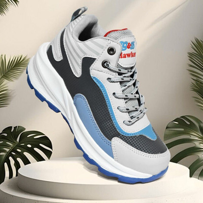 G&D Boys & Girls Lace Running Shoes(Multicolor, 10-11 Years)