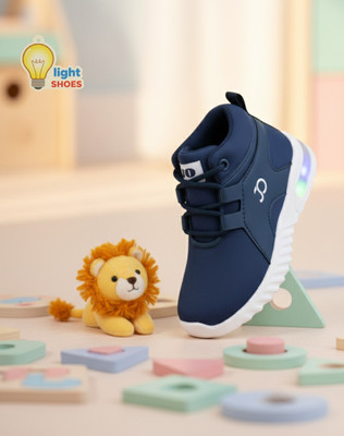 JOSMOS Boys Lace Sneakers(Green, 3.5-4 YEARS)