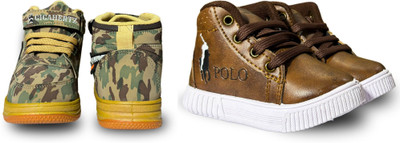 gigahertz Boys Velcro Sneakers(Multicolor)