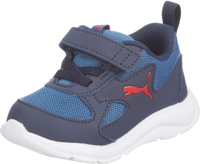 PUMA Boys Velcro Running Shoes(Dark Blue)