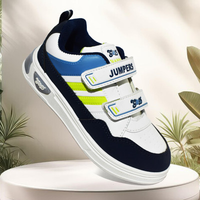 G&D Boys & Girls Velcro Sneakers(Multicolor, 8-9 Years)