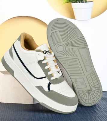 Wasim Enterprises Boys Lace Walking Shoes(Grey, 11-12 YEARS)