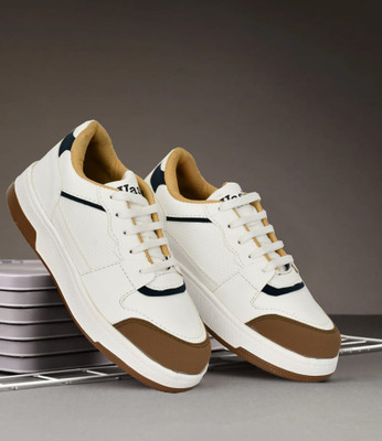 Wasim Enterprises Boys Lace Walking Shoes(Tan)