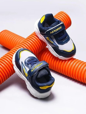 AEROKICK Boys & Girls Velcro Walking Shoes(Blue, 1-1.5 YRS)