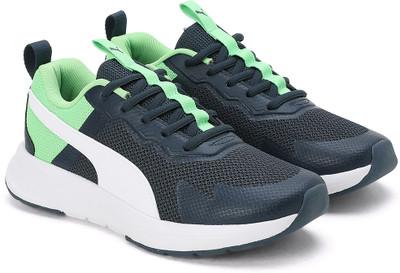 PUMA Boys & Girls Lace Sneakers(Blue, 9 - 10 Years)