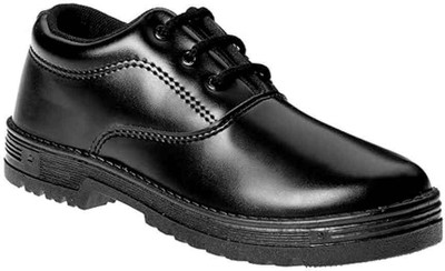 Combit Boys Lace Derby Shoes(Black, 12 - 13 Years)