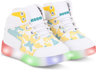 HOOH - Now comfort in fashion Boys & Girls Lace Running Shoes(Multicolor, 5-5.5 Years)