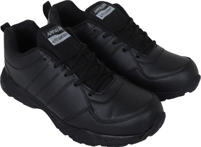 Appalon Boys Lace Casual Shoes(Black, 8-9 Years)